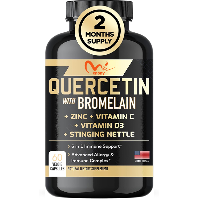 Wellness Quercetin - كويرسيتين يحتوي على فيتامين سي والزنك،