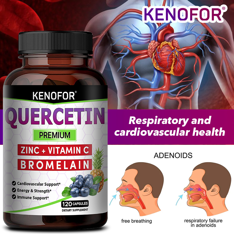 Wellness Quercetin - كبسولات الكيرسيتين مع البروميلين وفيتامين سي