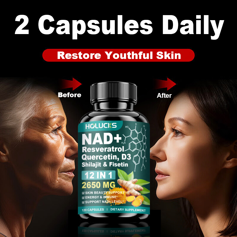 كبسولات NAD+ النقية المضادة لل - مراجعة Wellness Quercetin وسعره