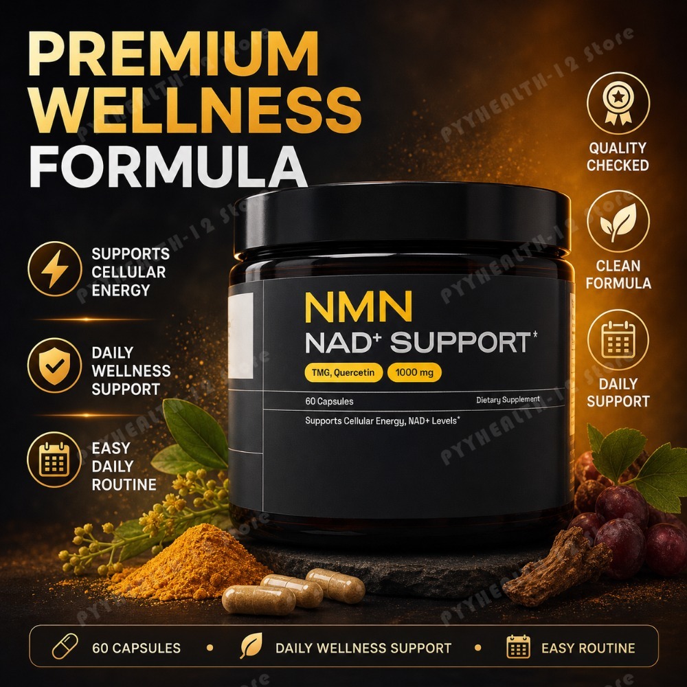 كبسولات دعم NMN NAD+ بتركيز 10 - مراجعة Wellness Quercetin وسعره