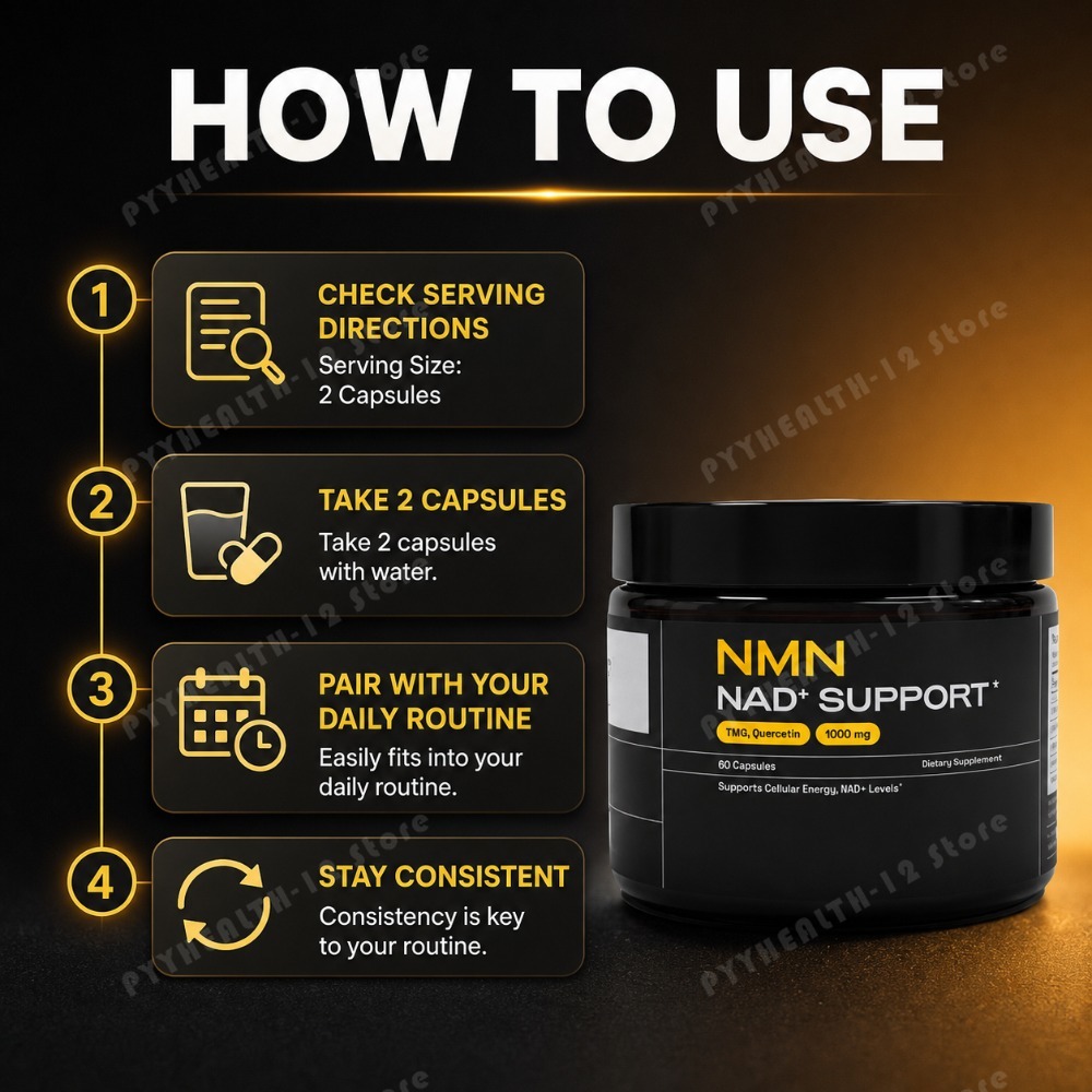 كبسولات دعم NMN NAD+ بتركيز 10 - مراجعة Wellness Quercetin وسعره