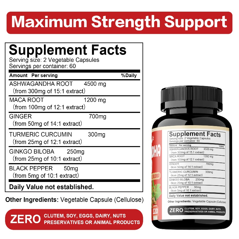 مكملات أشواغاندا والمكا - تدعم - مراجعة Valerian Root Capsule وسعره