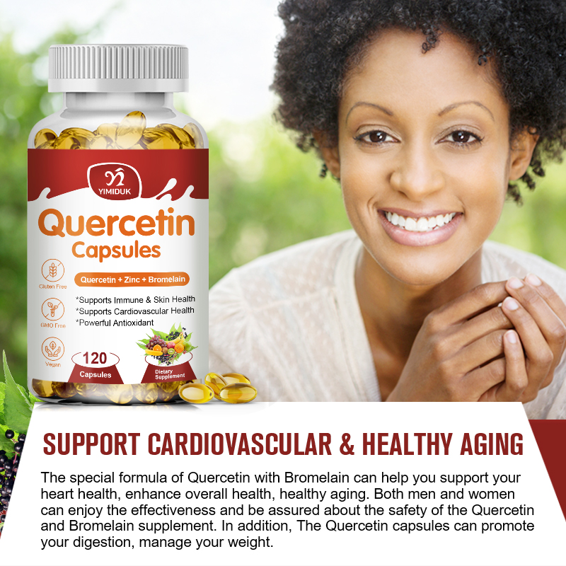 كبسولات الكيرسيتين اليومية، مع - مراجعة Wellness Quercetin وسعره