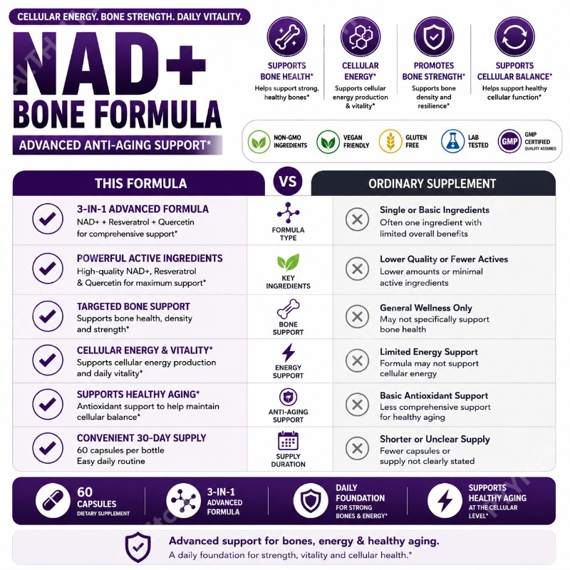 كبسولات دوكتيت NAD+ مع الريسفي - مراجعة Wellness Quercetin وسعره